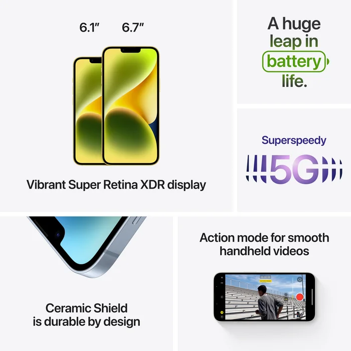 Mobilie telefoni un viedtālruņi Apple iPhone 14 128GB Starlight